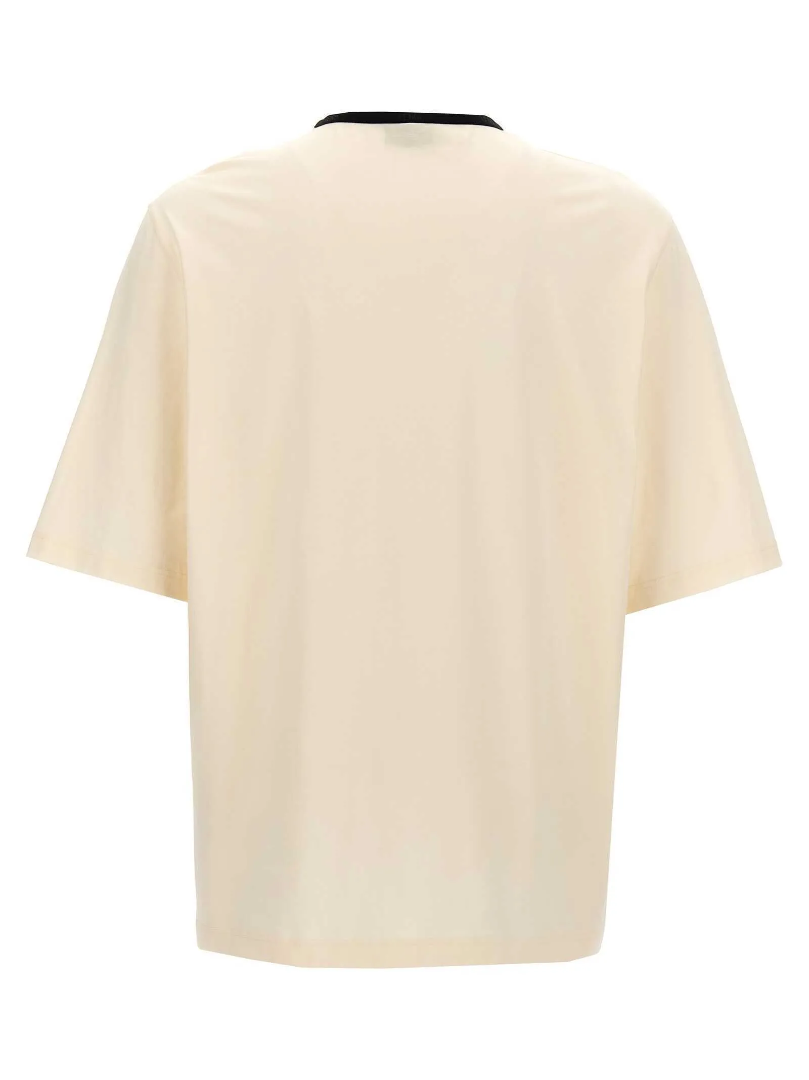 FENDI  |Fendi 'Gradient FF' logo t-shirt