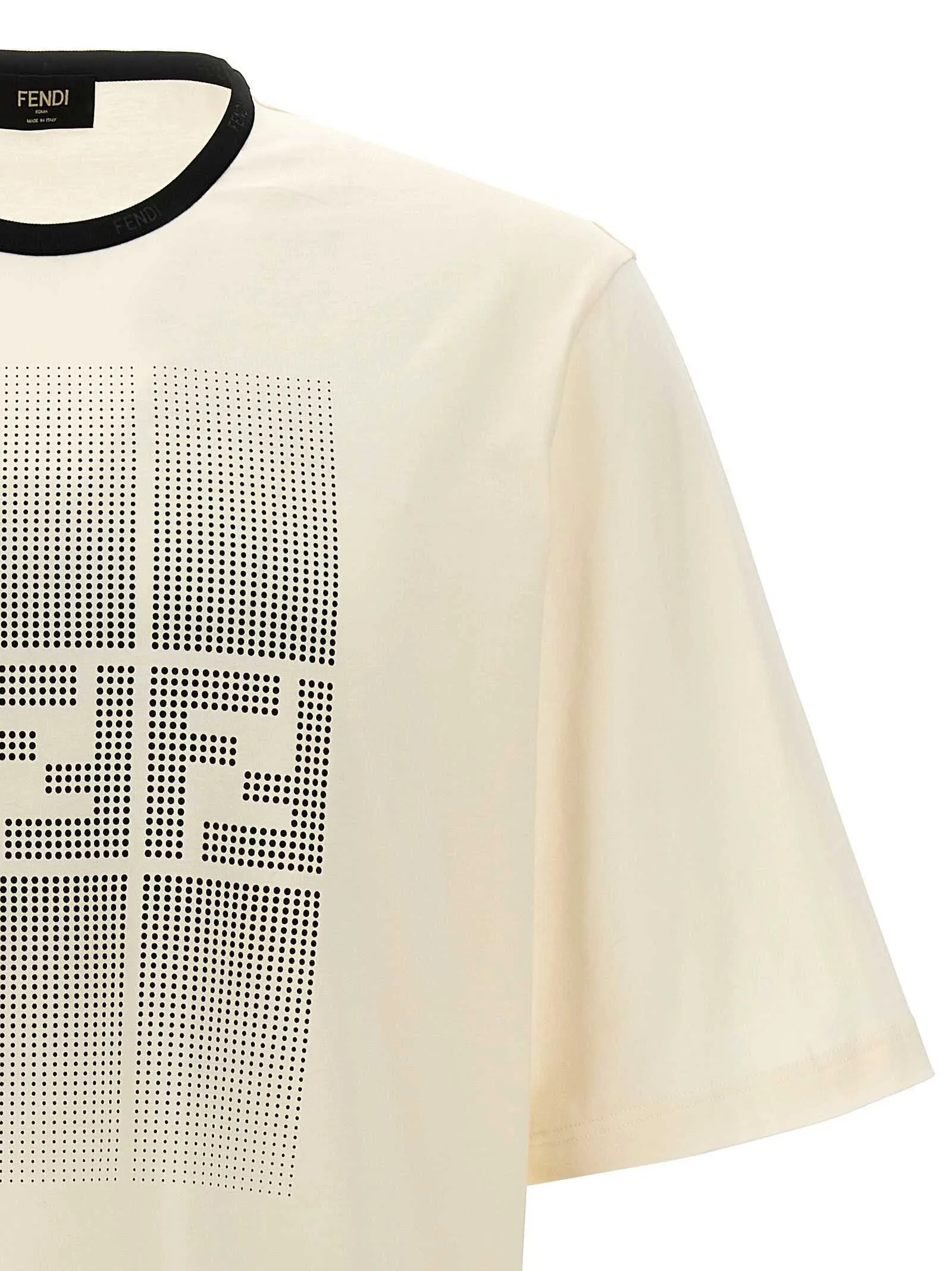 FENDI  |Fendi 'Gradient FF' logo t-shirt