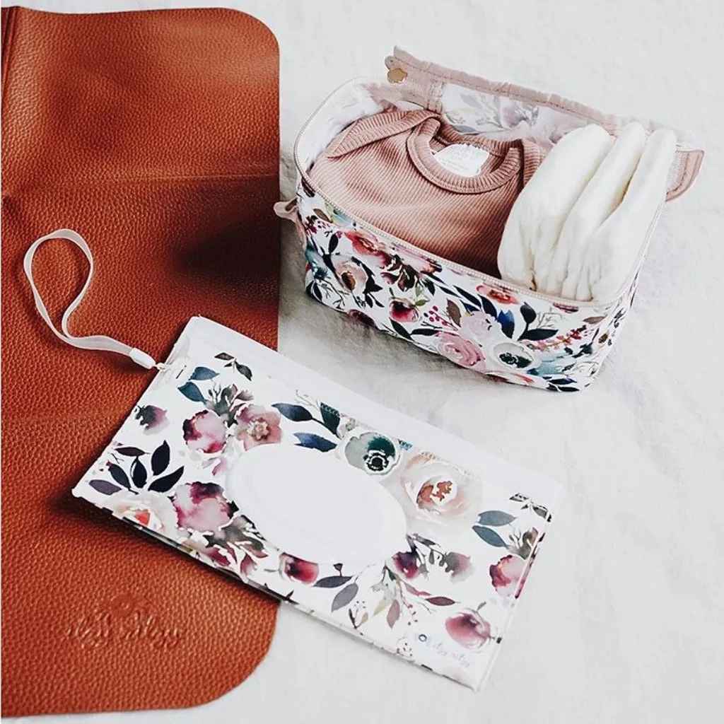 FINAL SALE Take & Travel Pouch Reusable Wipes Case