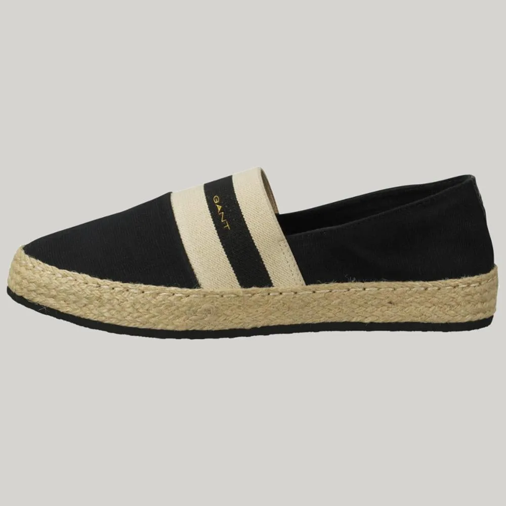 Gant Footwear  Women's Raffiaville Espadrille Black M