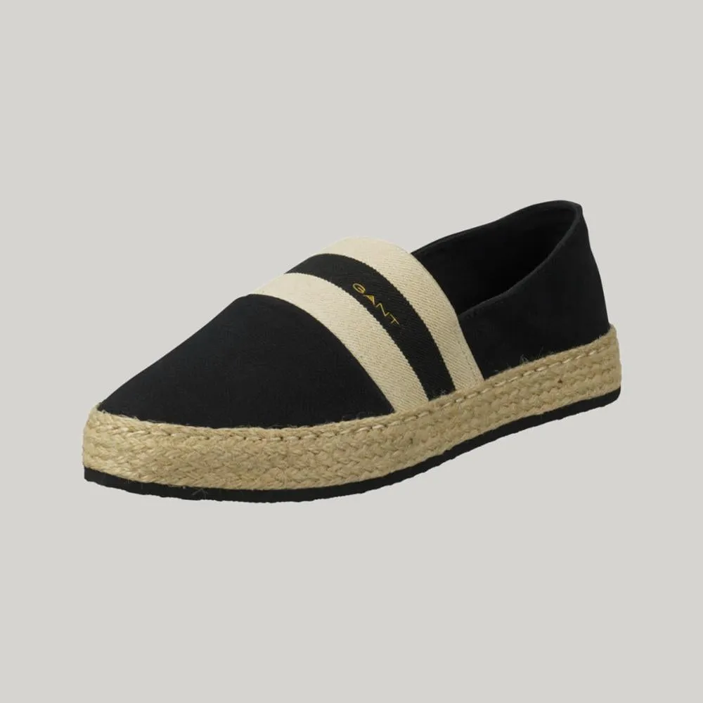 Gant Footwear  Women's Raffiaville Espadrille Black M