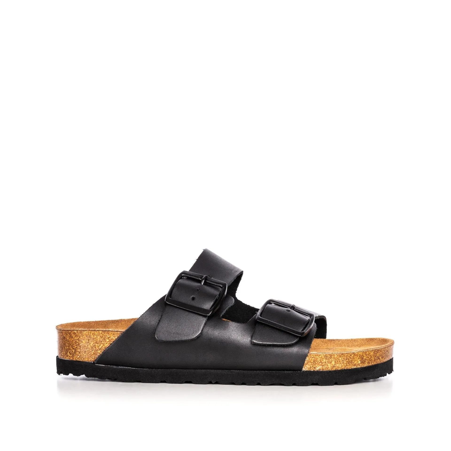 HIBISCUS BLACK CORK SANDAL