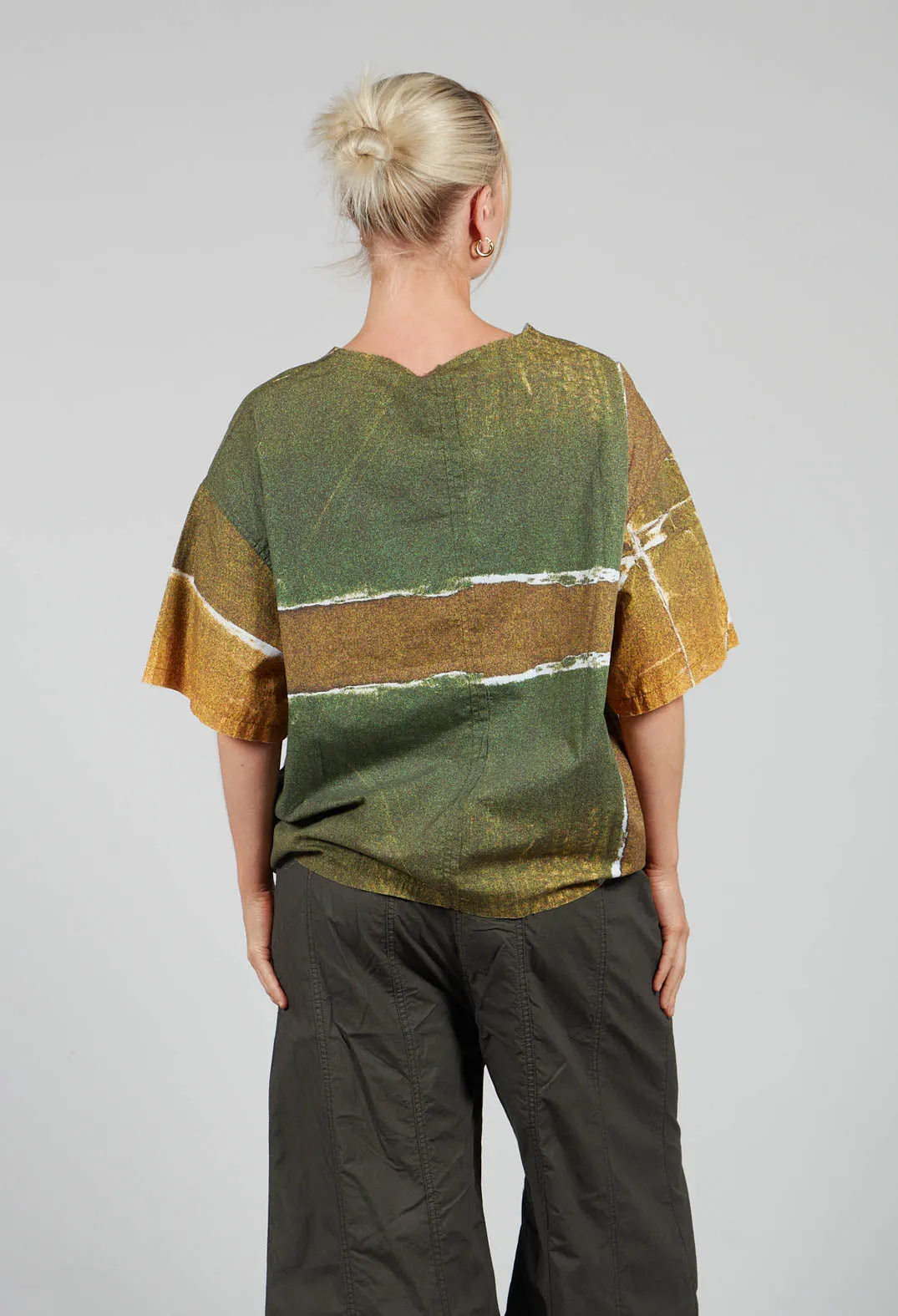 Huir Top in Avocado Green