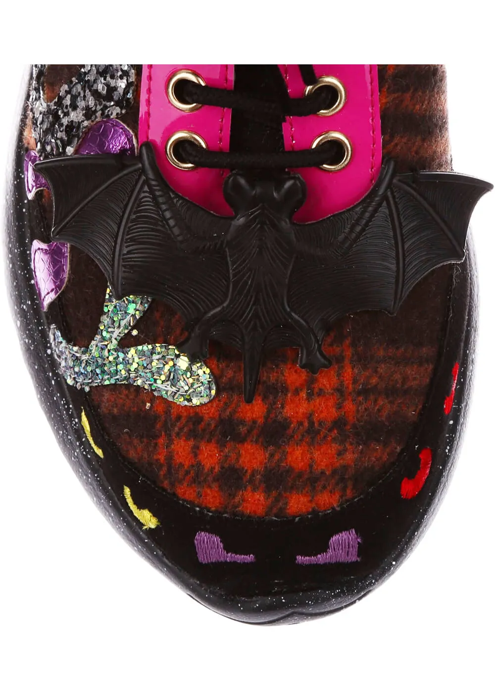 Irregular Choice Halloween Spookster Sneakers Black