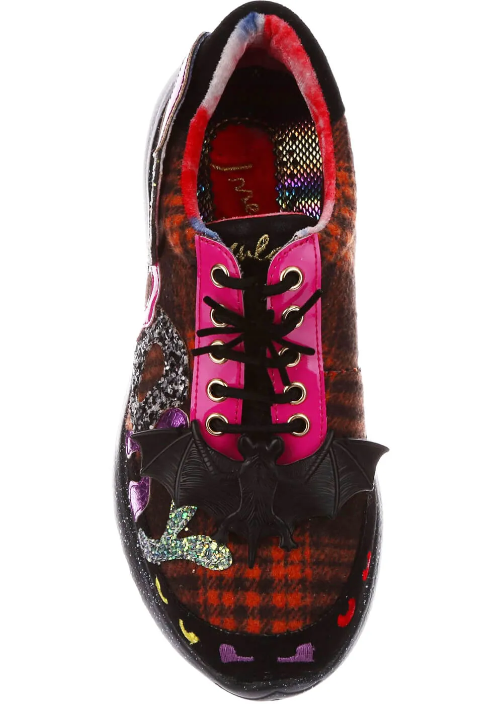 Irregular Choice Halloween Spookster Sneakers Black