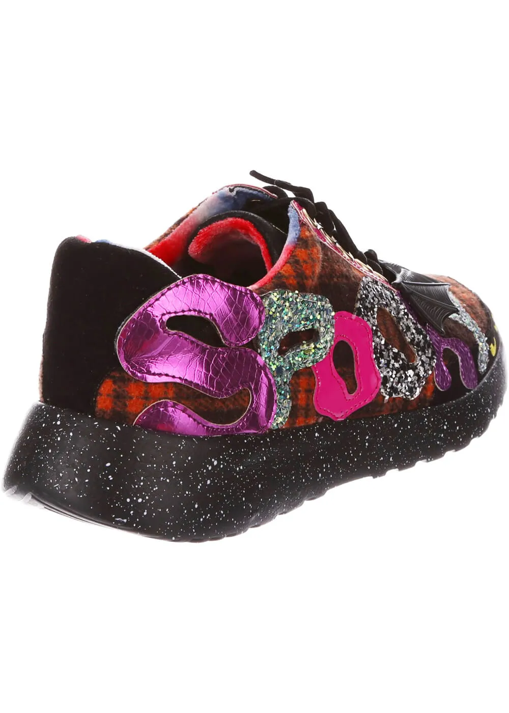 Irregular Choice Halloween Spookster Sneakers Black