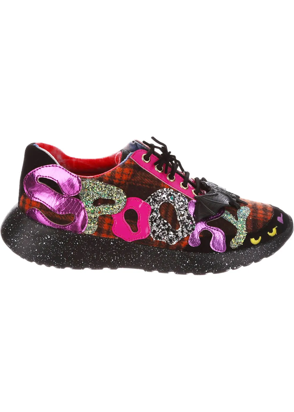 Irregular Choice Halloween Spookster Sneakers Black