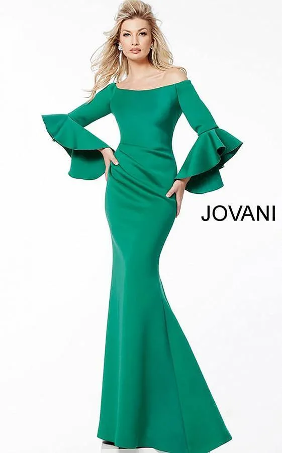 Jovani 59993 Long Formal Off Shoulder Evening Gown