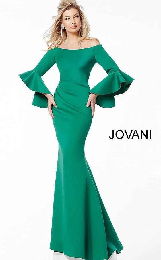 Jovani 59993 Long Formal Off Shoulder Evening Gown