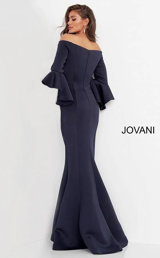 Jovani 59993 Long Formal Off Shoulder Evening Gown