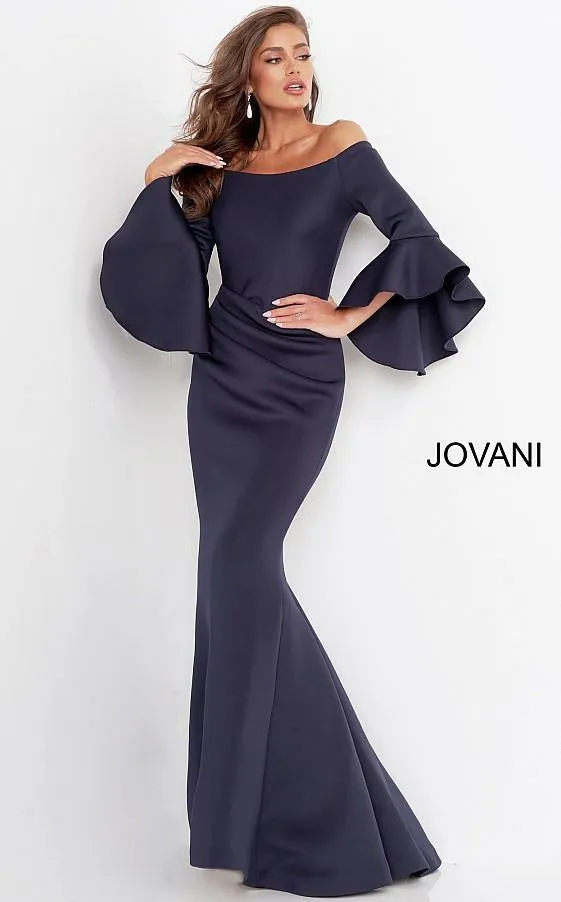 Jovani 59993 Long Formal Off Shoulder Evening Gown