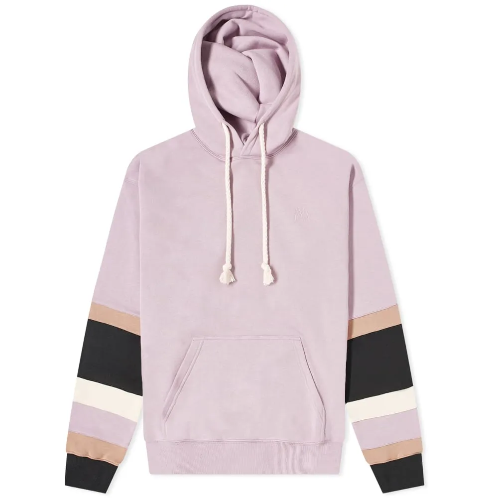 JW Anderson Colour Block Sleeve HoodyMauve