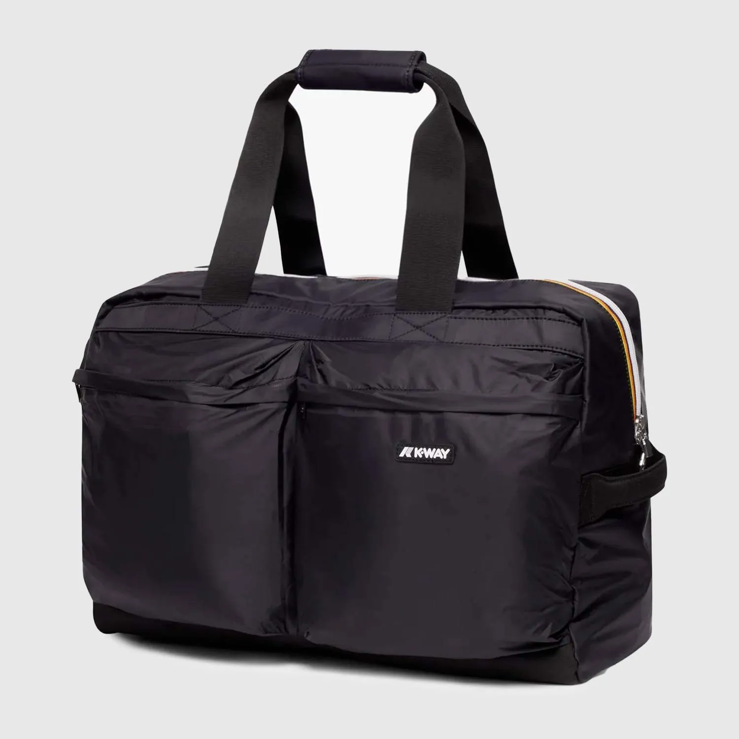 K-Way Black Duffle Bag With Handles