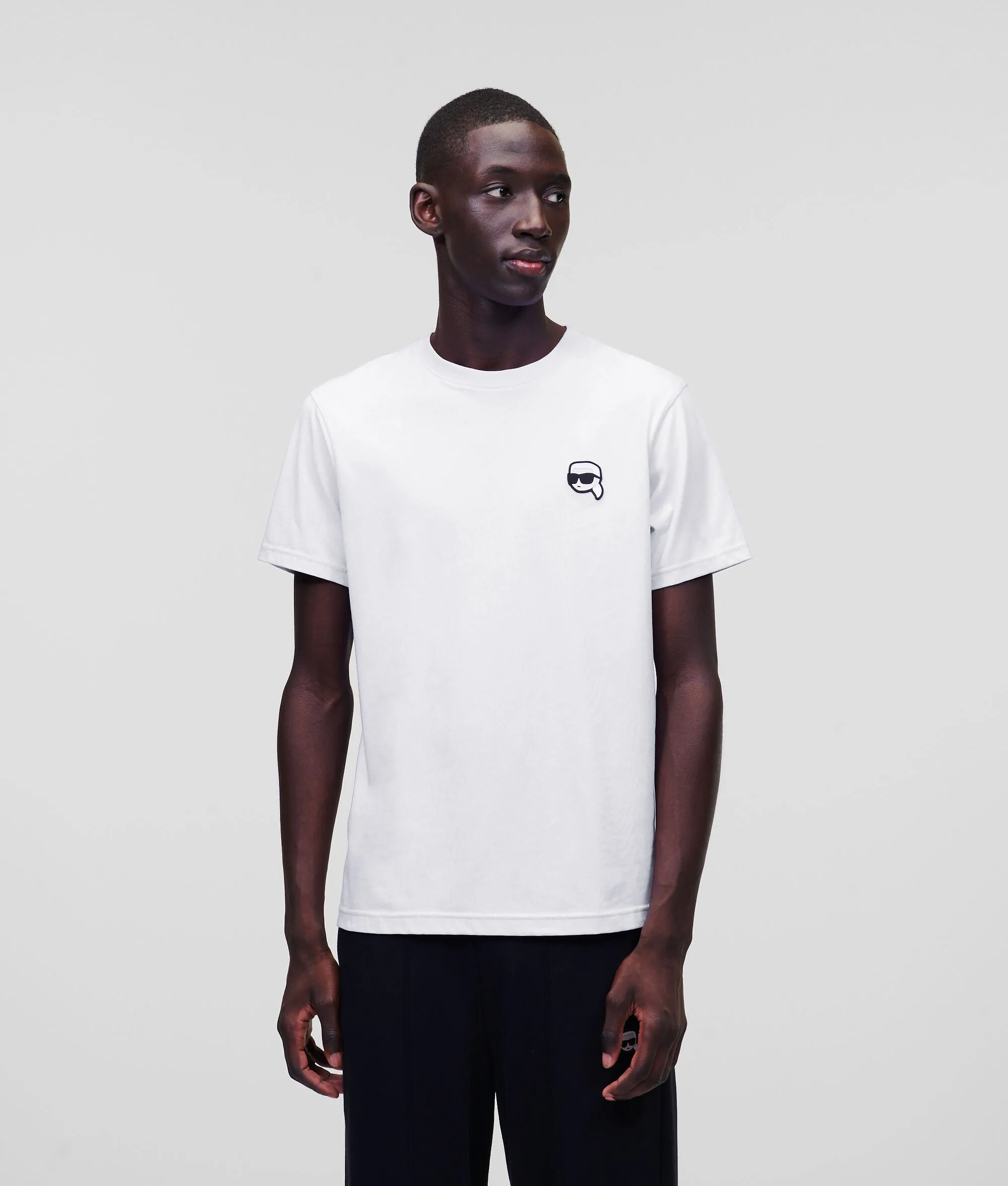 Karl Lagerfeld 230M1702 Organic Cotton T-Shirt White