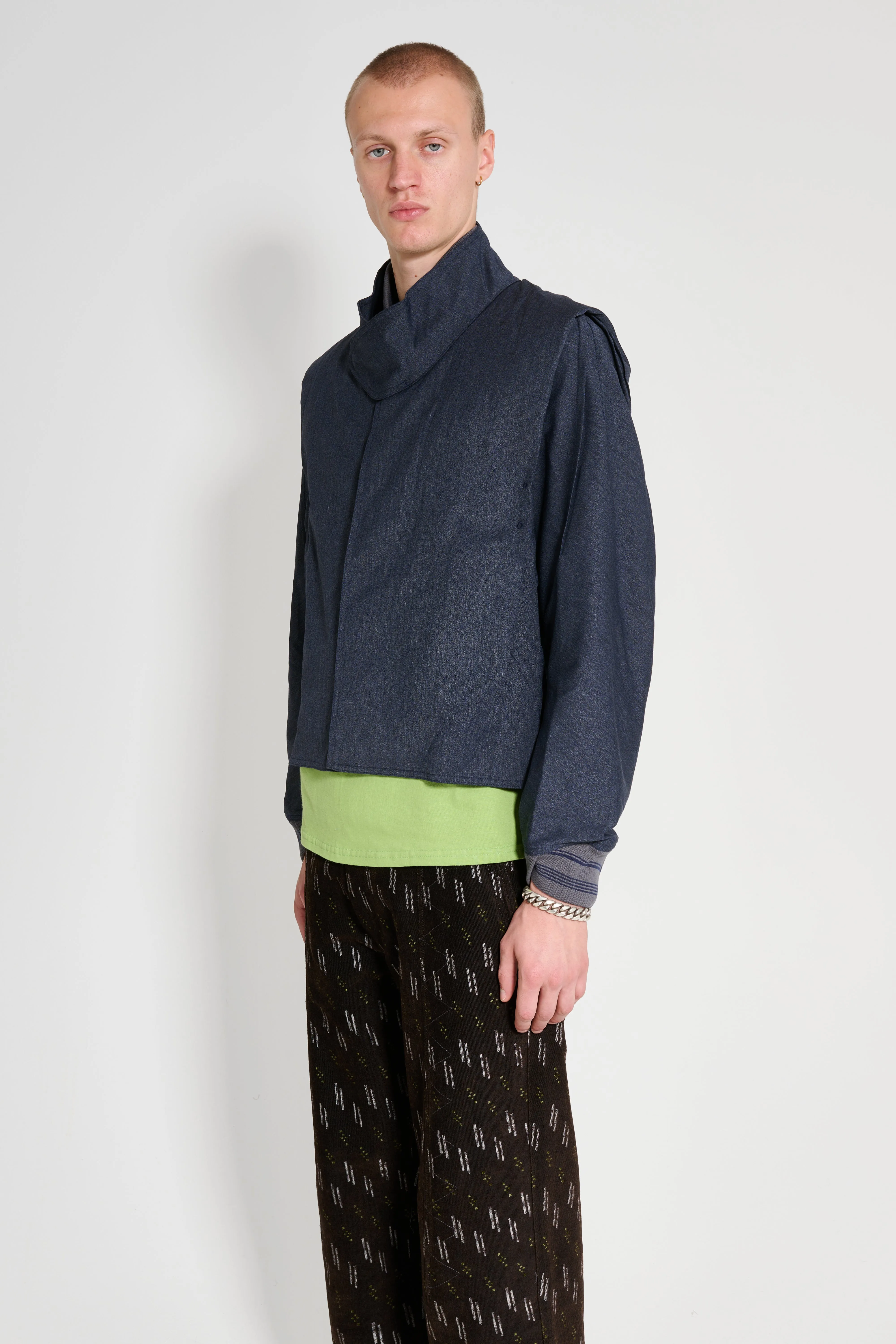 Kiko Kostadinov Ohne Bomber Jacket Midnight Blue