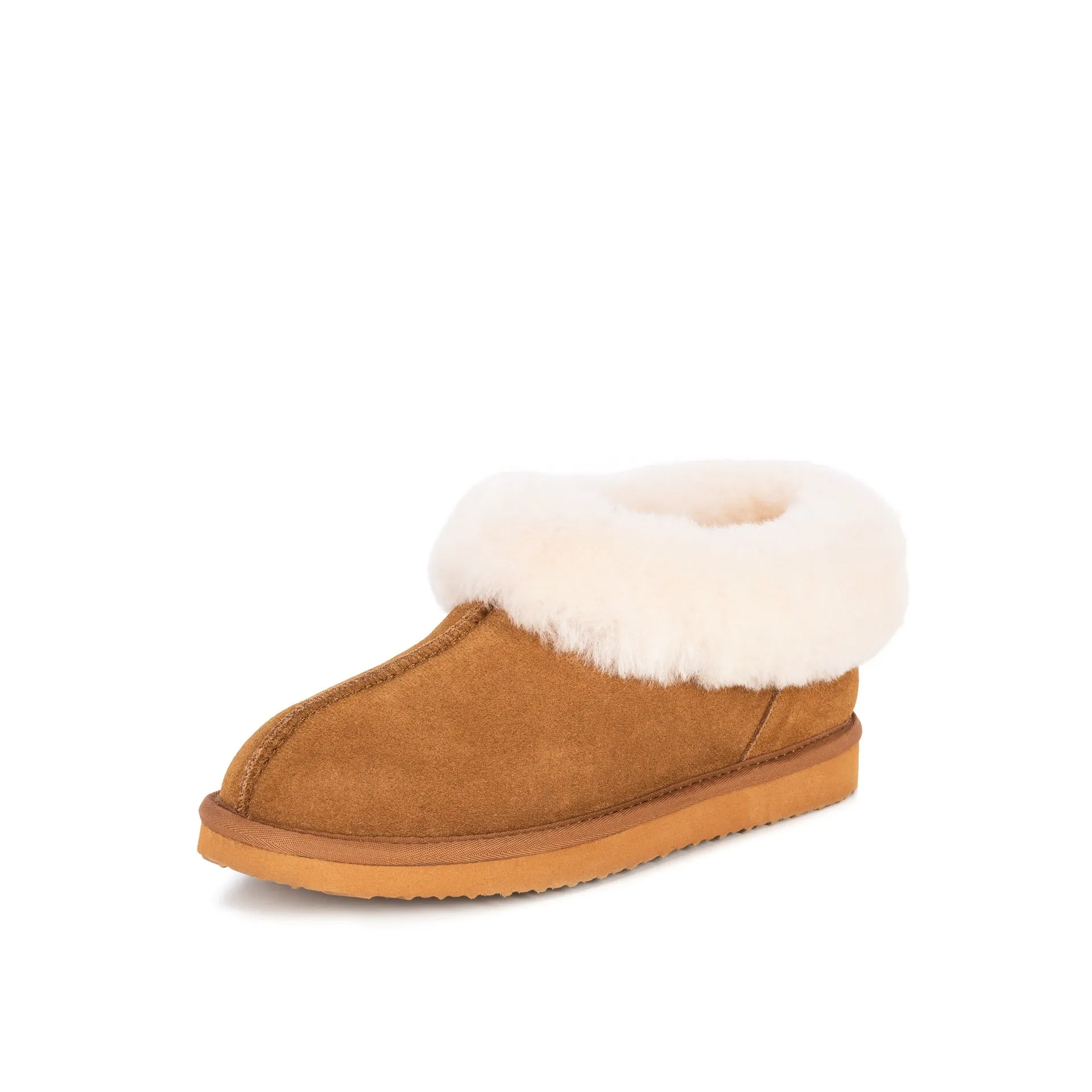 Ladies Evelyn Tan Sheepskin Moccasin