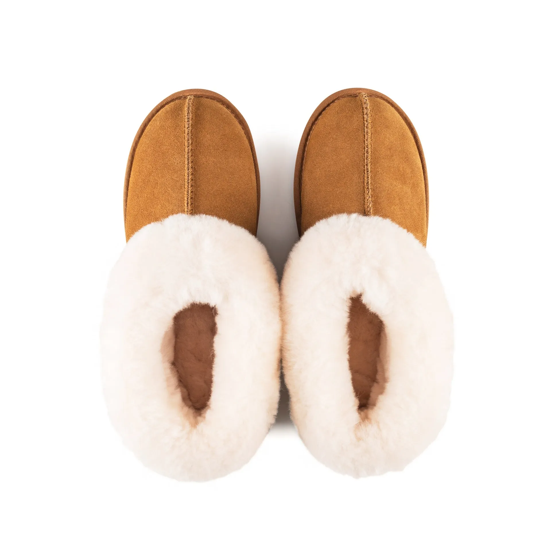 Ladies Evelyn Tan Sheepskin Moccasin