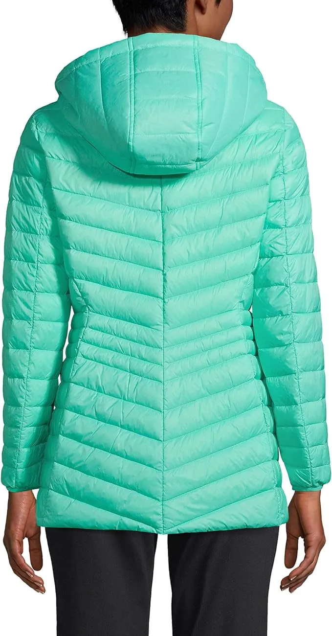 Lands' End Ladies' Ultralight Down Puffer Jacket Packable