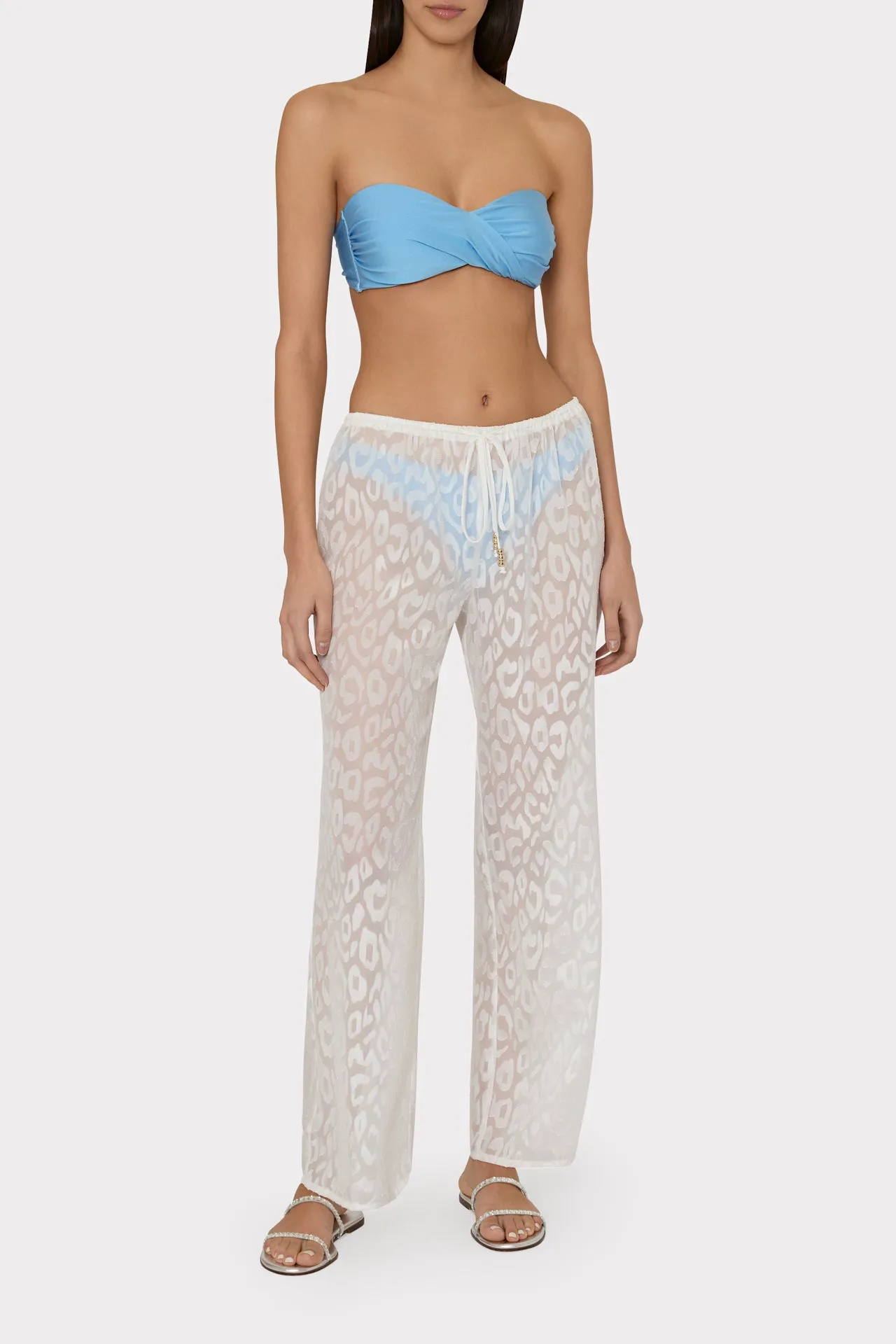 Leopard Jacquard Track Pant