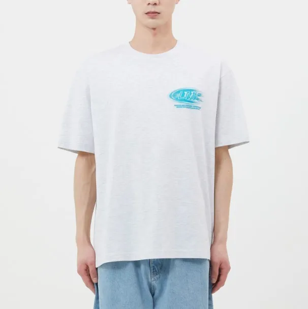 LMC  |Unisex Street Style U-Neck Plain Cotton Short Sleeves Logo