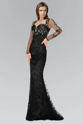 Long Fitted Prom Dress Formal Evening Gown