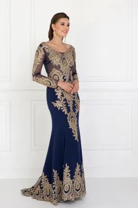 Long Sleeve Dress Formal Evening Gown Sale