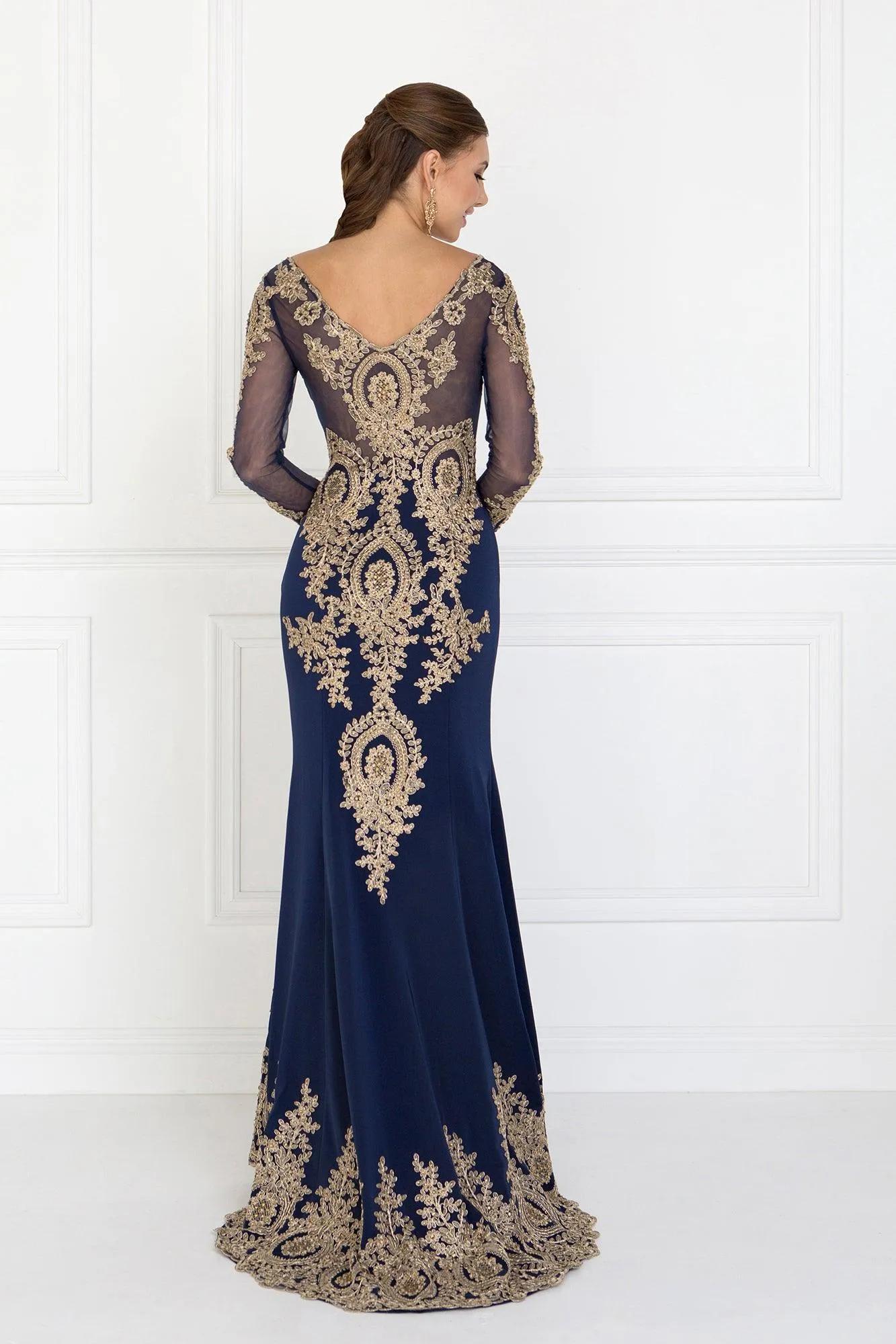 Long Sleeve Dress Formal Evening Gown Sale