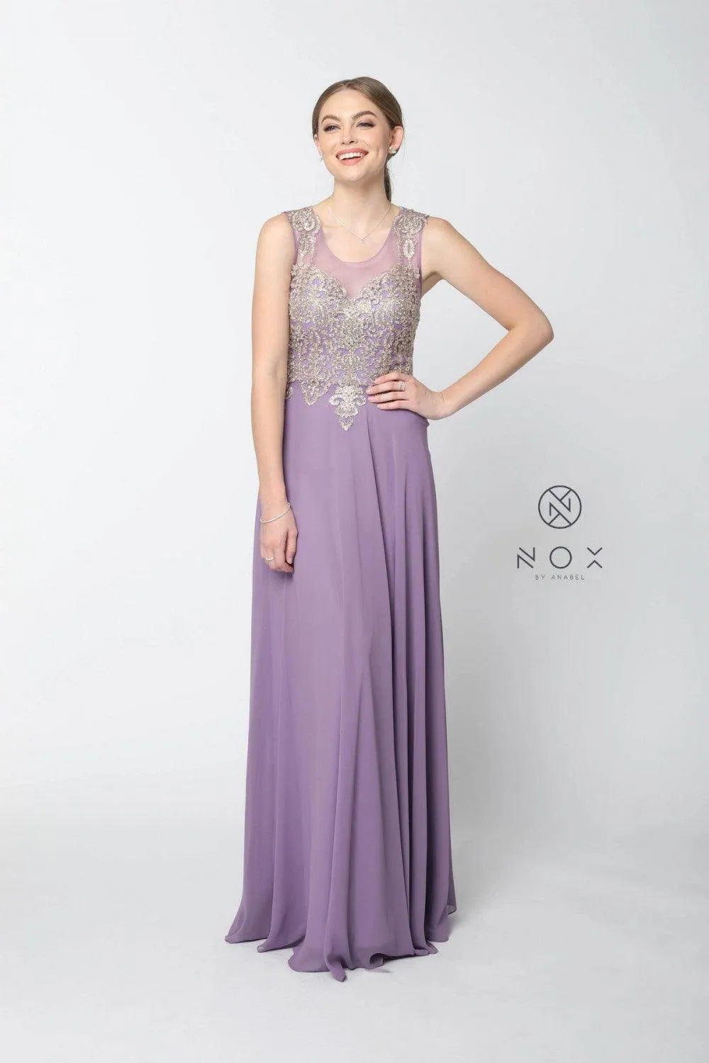 Long Sleeveless Prom Dress Evening Gown