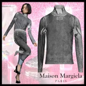 Maison Margiela  |Casual Style Elegant Style V-neck & Crew neck