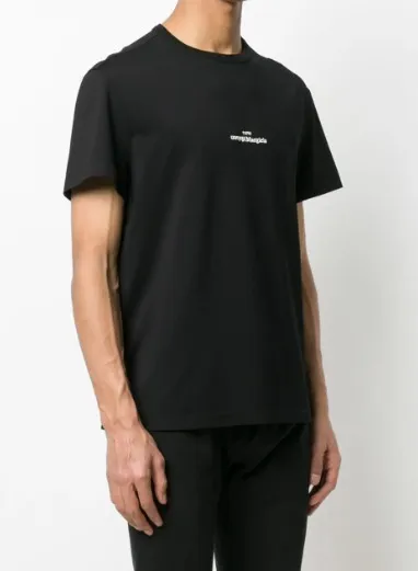 Maison Margiela  |Unisex Street Style U-Neck Cotton Short Sleeves Logo