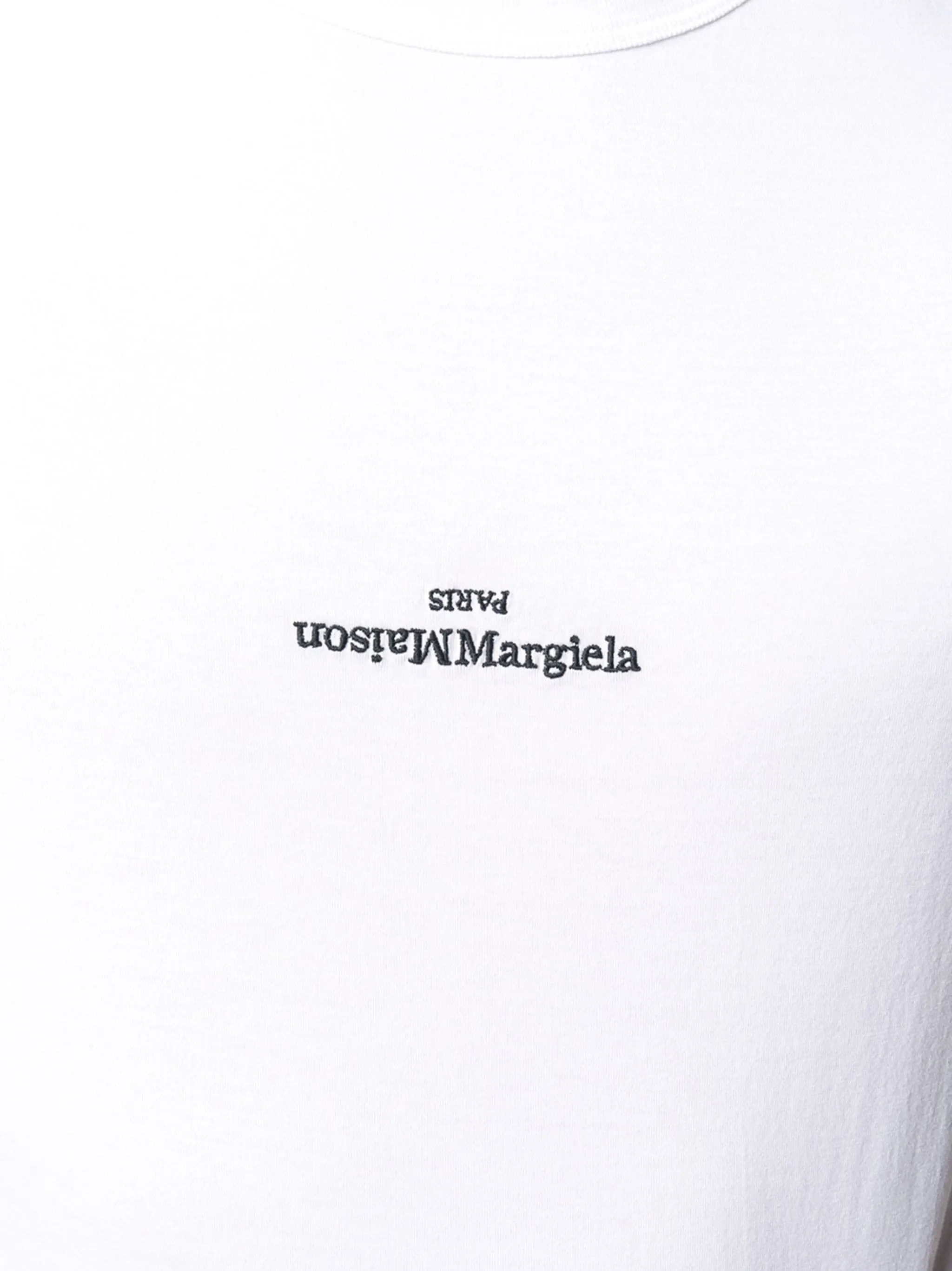 Maison Margiela  |Unisex Street Style U-Neck Cotton Short Sleeves Logo