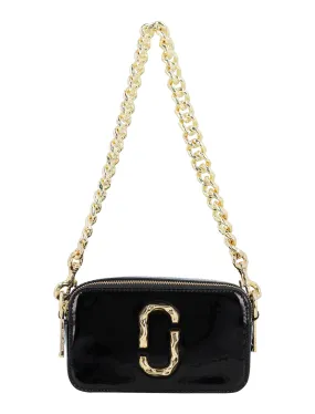 Marc Jacobs Snapshort Mirror Logo Plaque Shoulder Bag