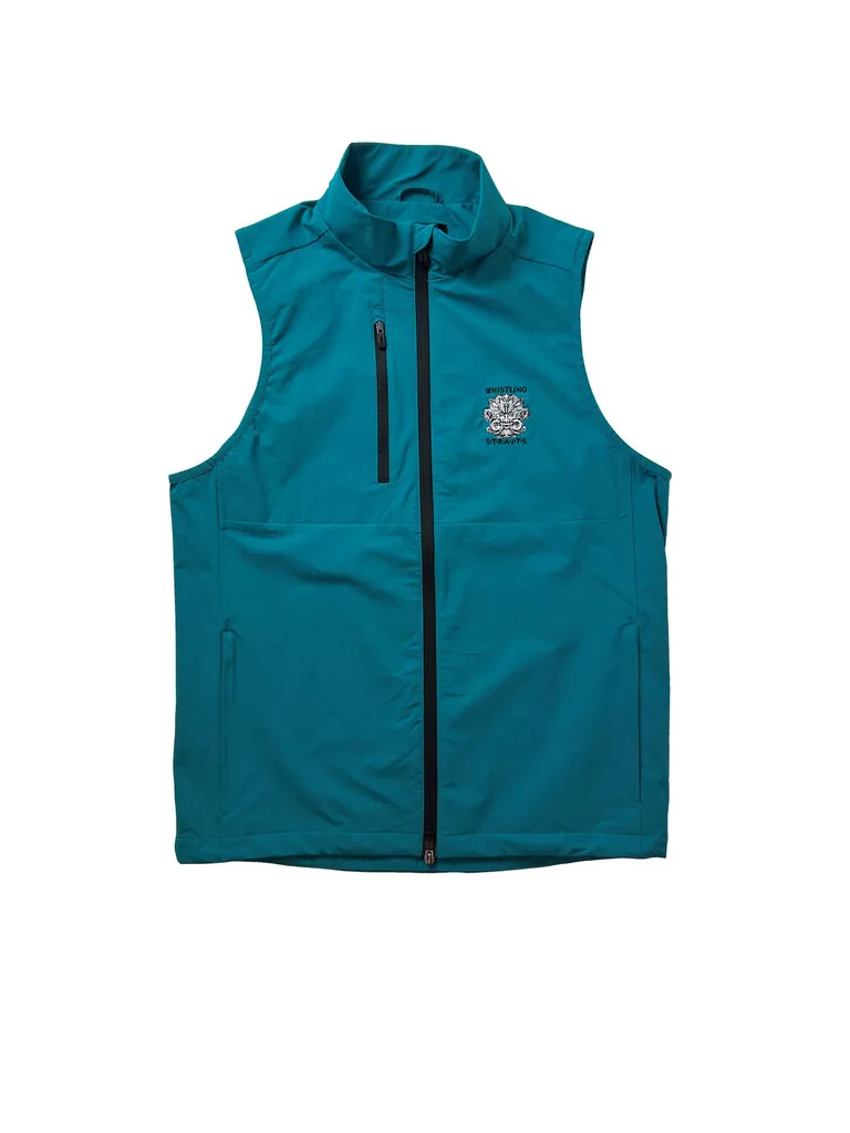 MEN'S STRAIGHT DOWN® FULL ZIP DENVER VEST.  WHISTLING STRAITS® LOGO EXCLUSIVELY. 2 COLOR OPTIONS.