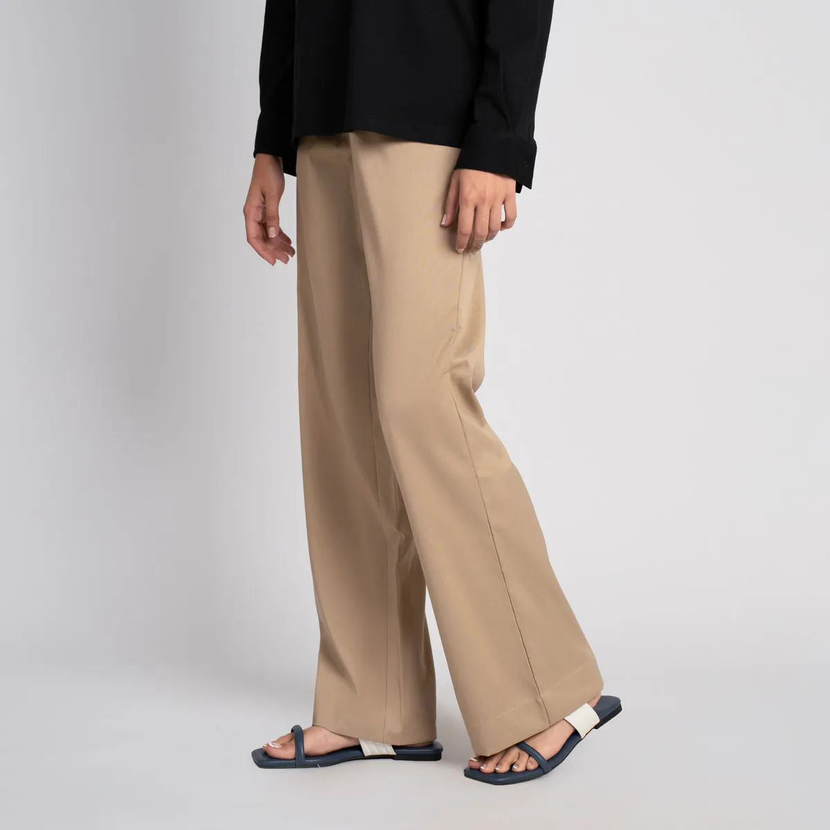 Micro Poly Plain Trouser - HSSW7230012