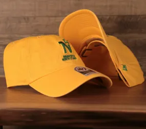 Minnesota North Stars Yellow Adjustable Retro Dad Hat