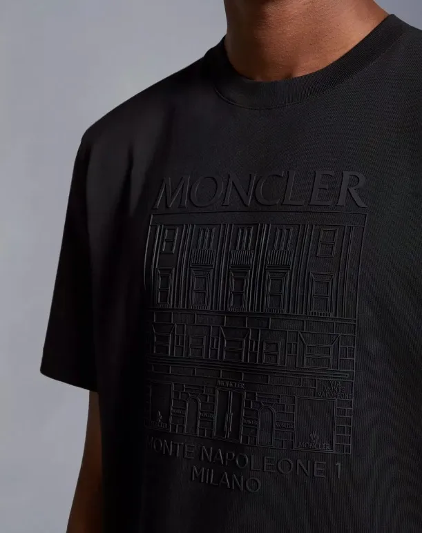 MONCLER  |Embossed Motif T-Shirt