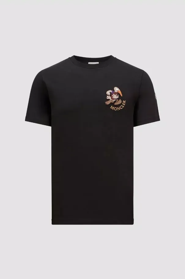 MONCLER  |Embroidered Patch T-Shirt