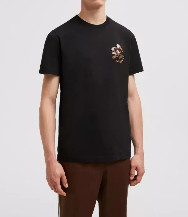 MONCLER  |Embroidered Patch T-Shirt