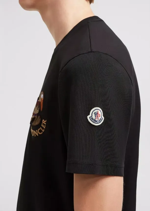 MONCLER  |Embroidered Patch T-Shirt