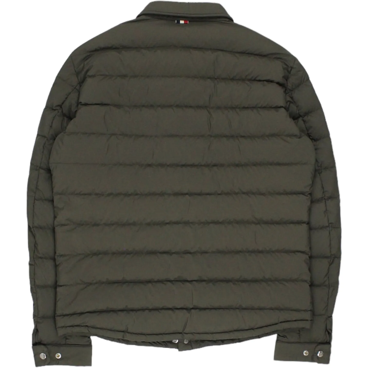 Moncler Olive Caph Down Shirt Jacket