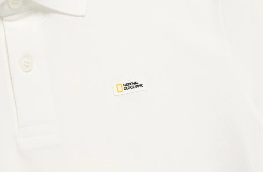 NATIONAL GEOGRAPHIC  |Unisex Street Style Short Sleeves Logo Polos