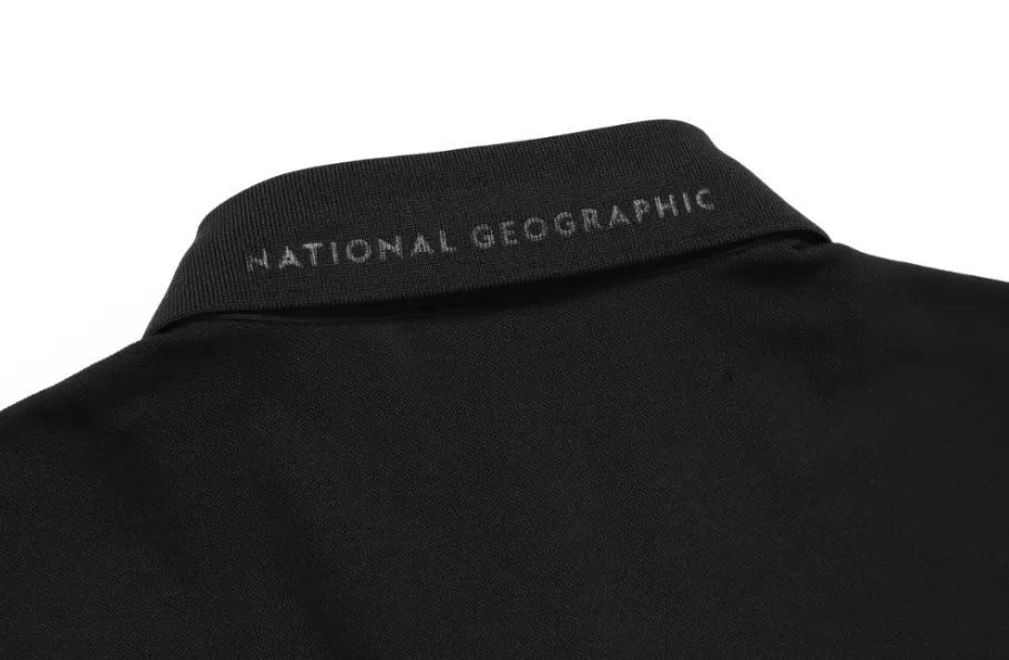 NATIONAL GEOGRAPHIC  |Unisex Street Style Short Sleeves Logo Polos