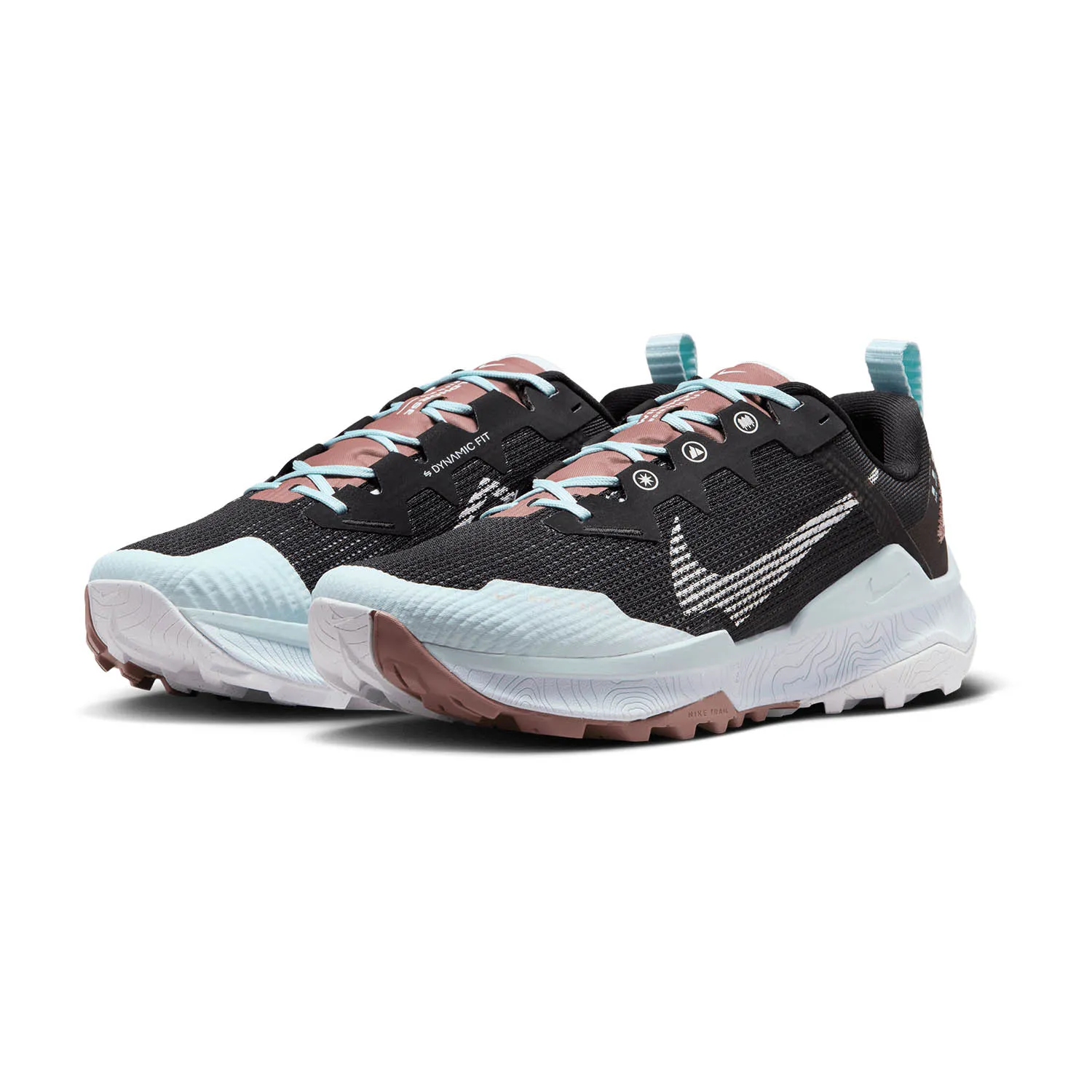 Nike React Wildhorse 8  Black/White/Glacier Blue/Football Grey