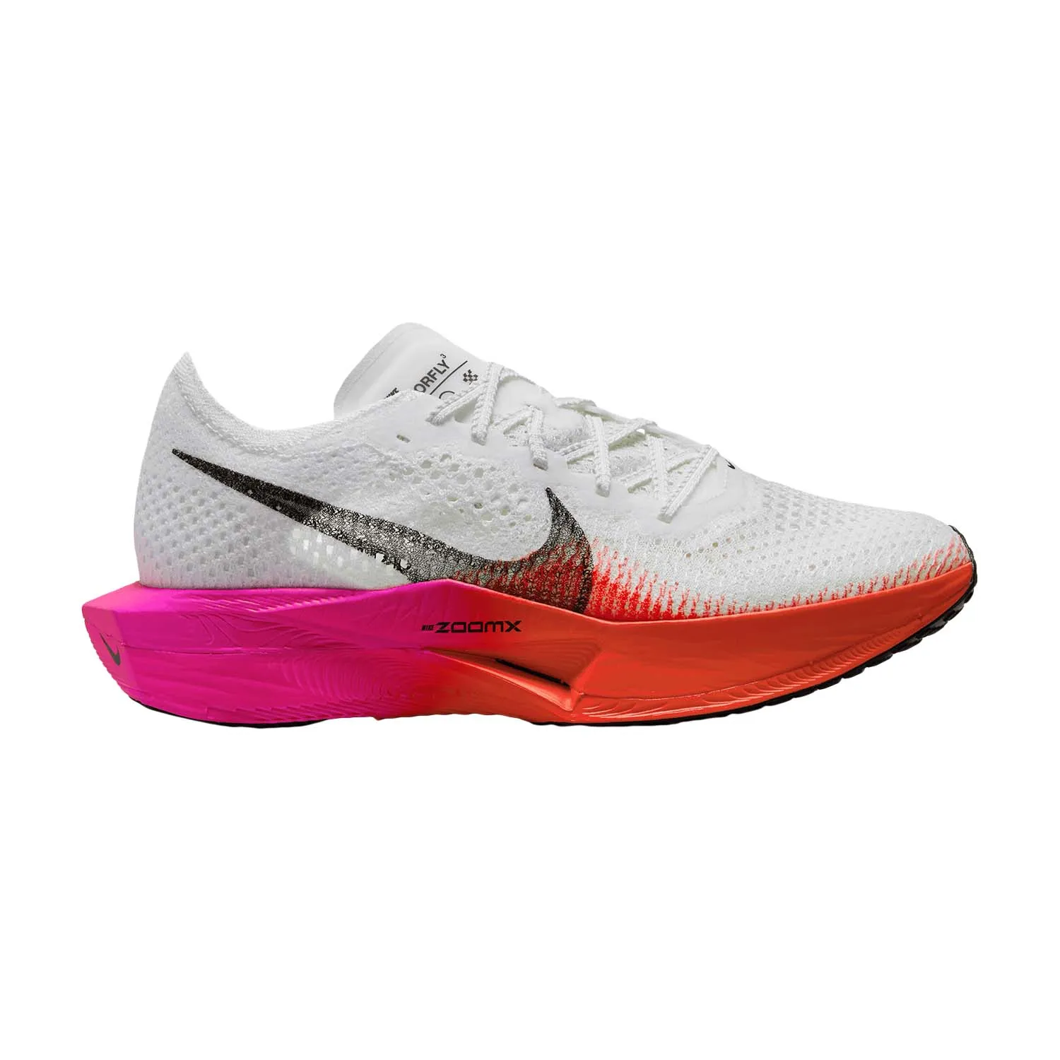 Nike Zoomx Vaporfly Next% 3  White/Black/Bright Crimson/Fierce Pink