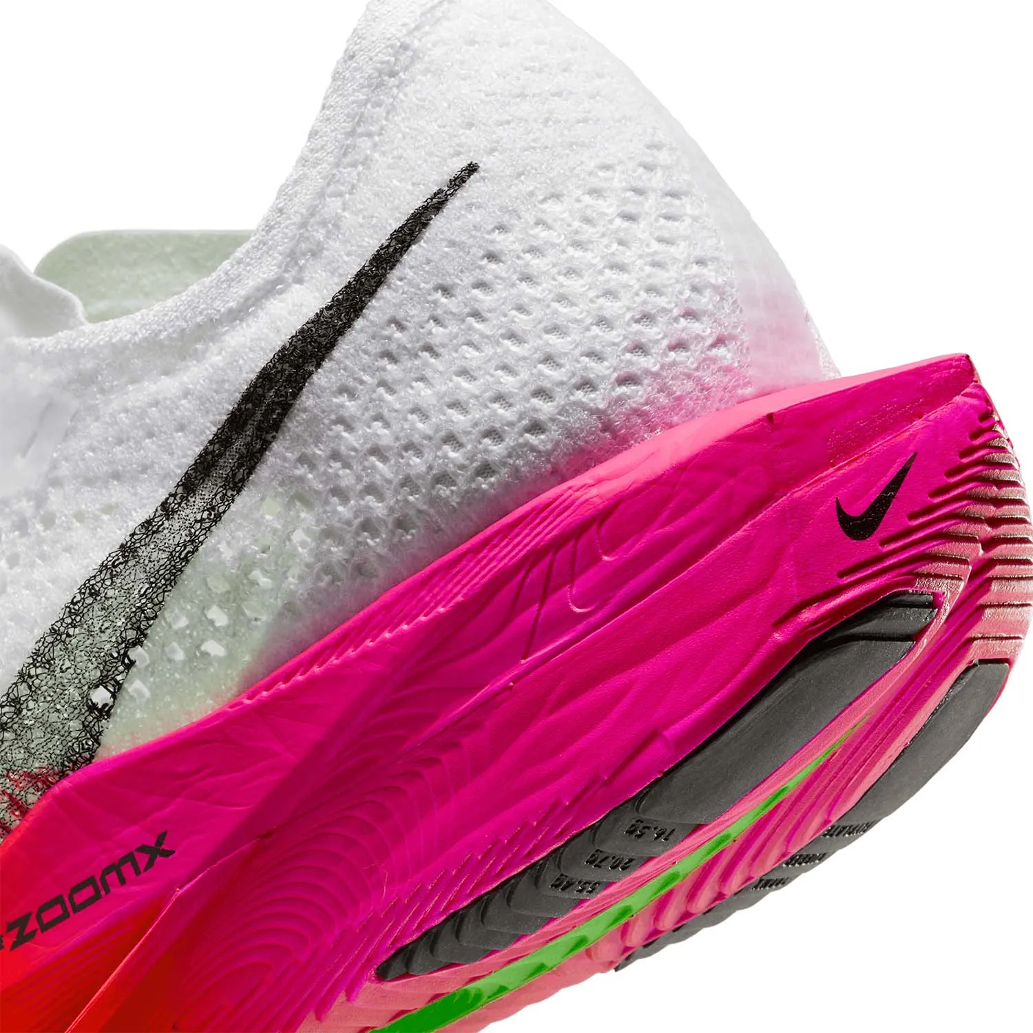 Nike Zoomx Vaporfly Next% 3  White/Black/Bright Crimson/Fierce Pink