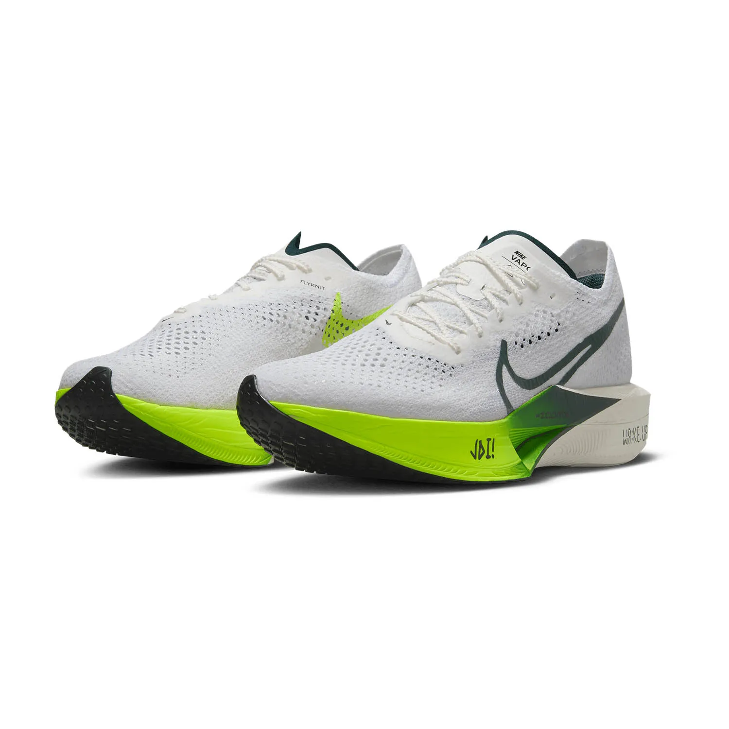 Nike ZoomX Vaporfly Next% 3  White/Pro Green/Volt/Sail