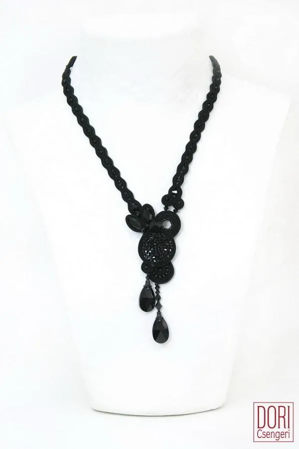 Nocturne Drop Evening Necklace