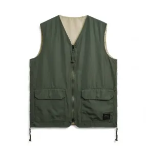 Non Down Military Reversible V Neck Vest