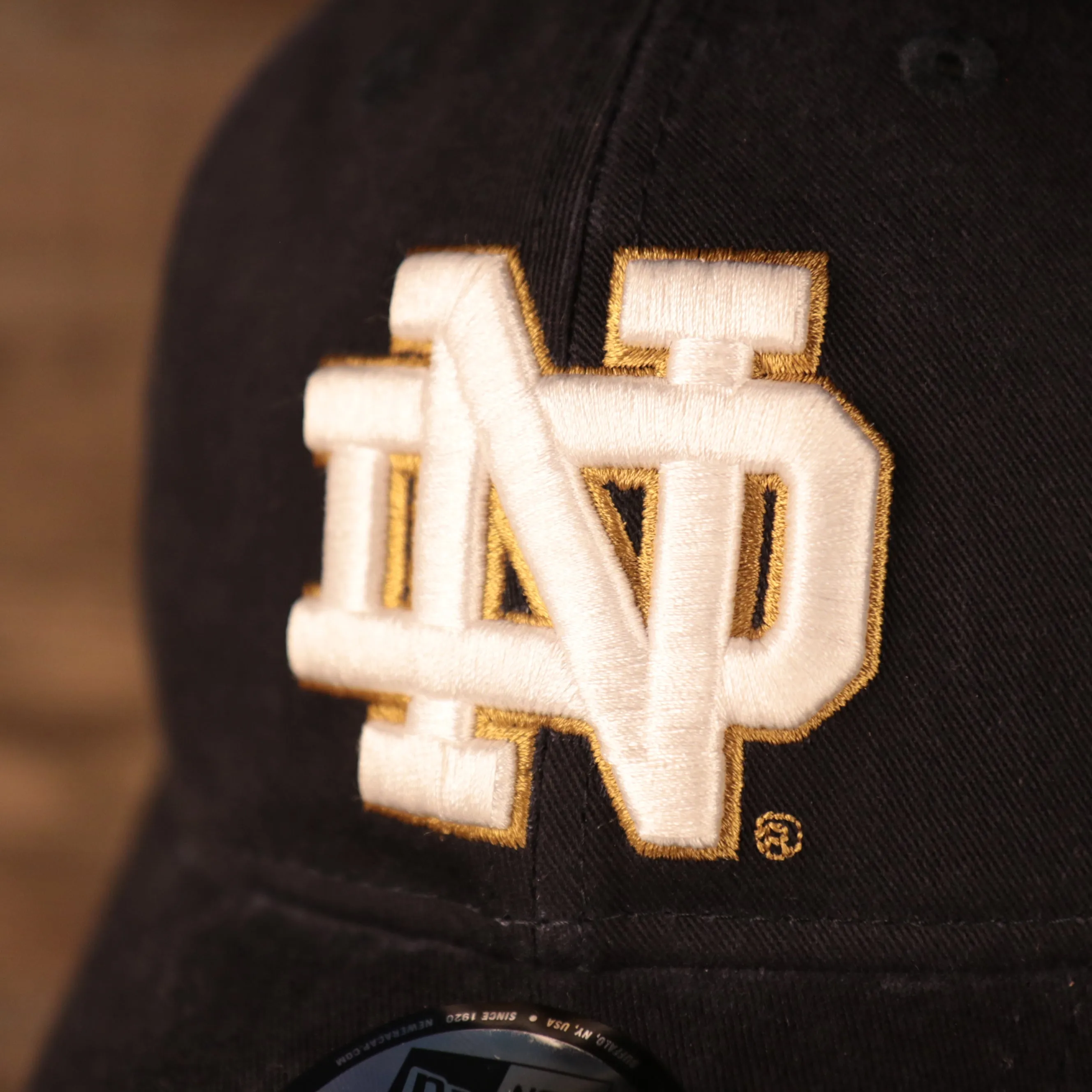 Notre Dame Fightin Irish Navy 9Twenty Dad hat