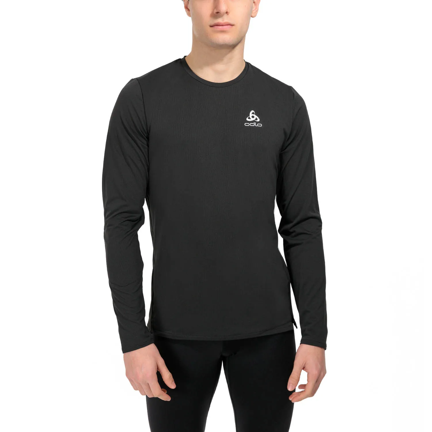 Odlo Crew Zeroweight Chill-Tec Maglia  Black